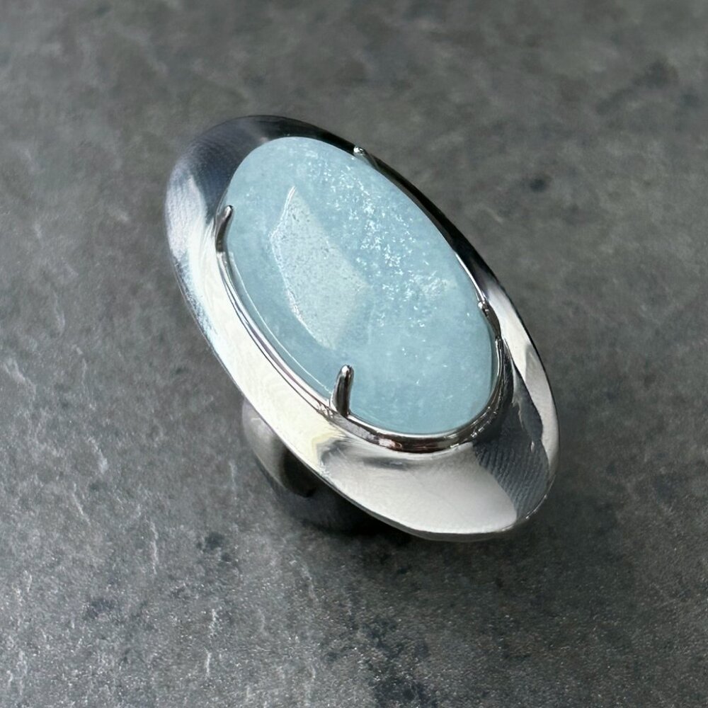 Evil Pawn Jewelry Beldam Ring in Aquamarine